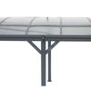 Carport mit durchsichtigem Dach