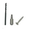 Schrauben-Set 1 mit Bohrer und Bit 4 x 25 mm, 100 Stück