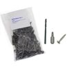 Schrauben-Set 1 mit Bohrer und Bit 4 x 25 mm, 100 Stück