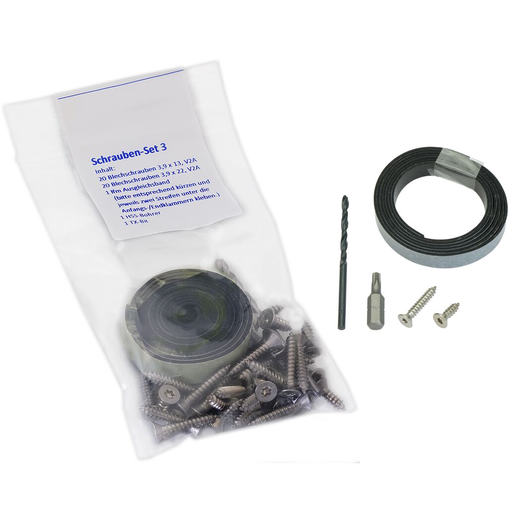 Schrauben-Set mit Bohrer und Bit