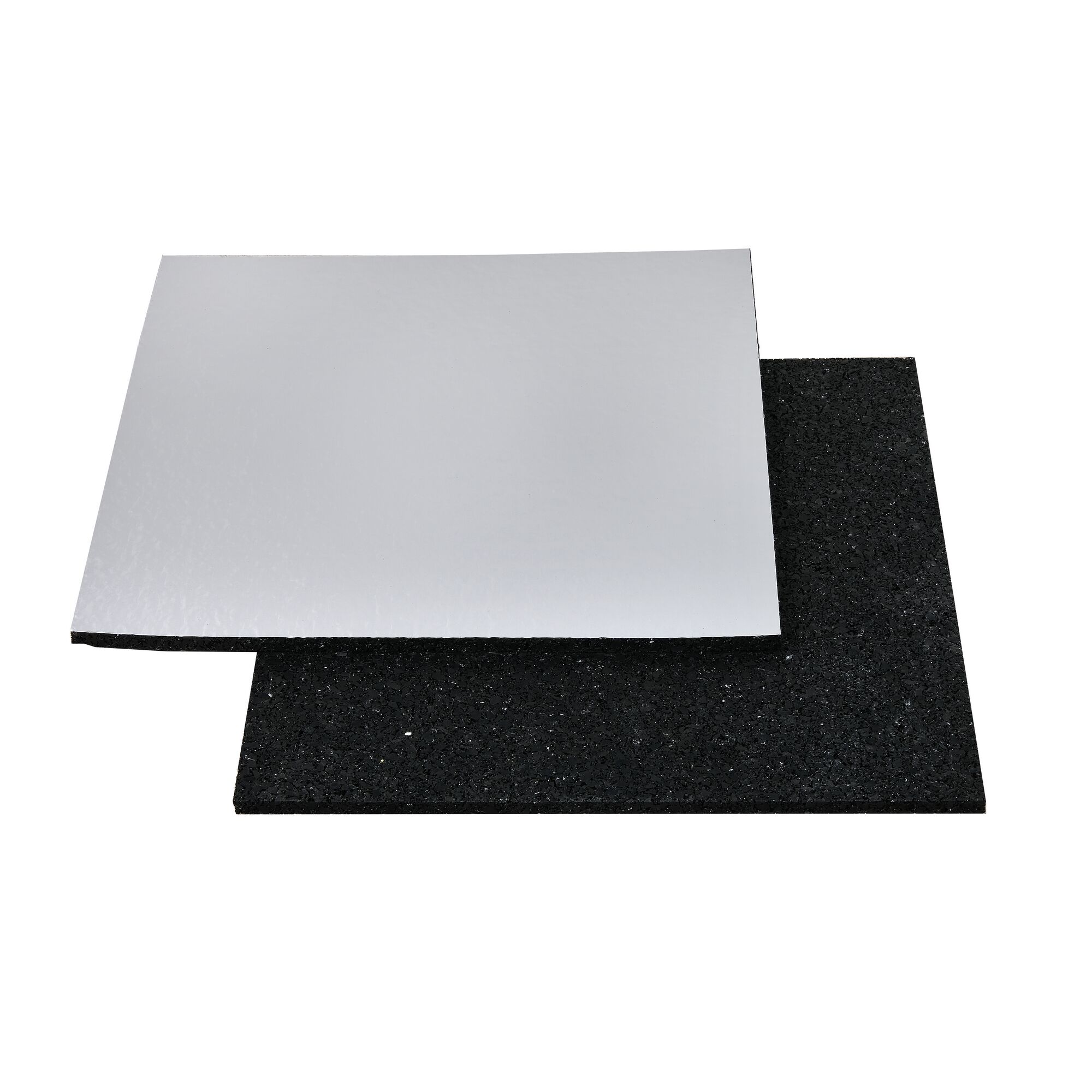 Zwei schwarze Gummimatten