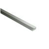 Silberne Metallschiene