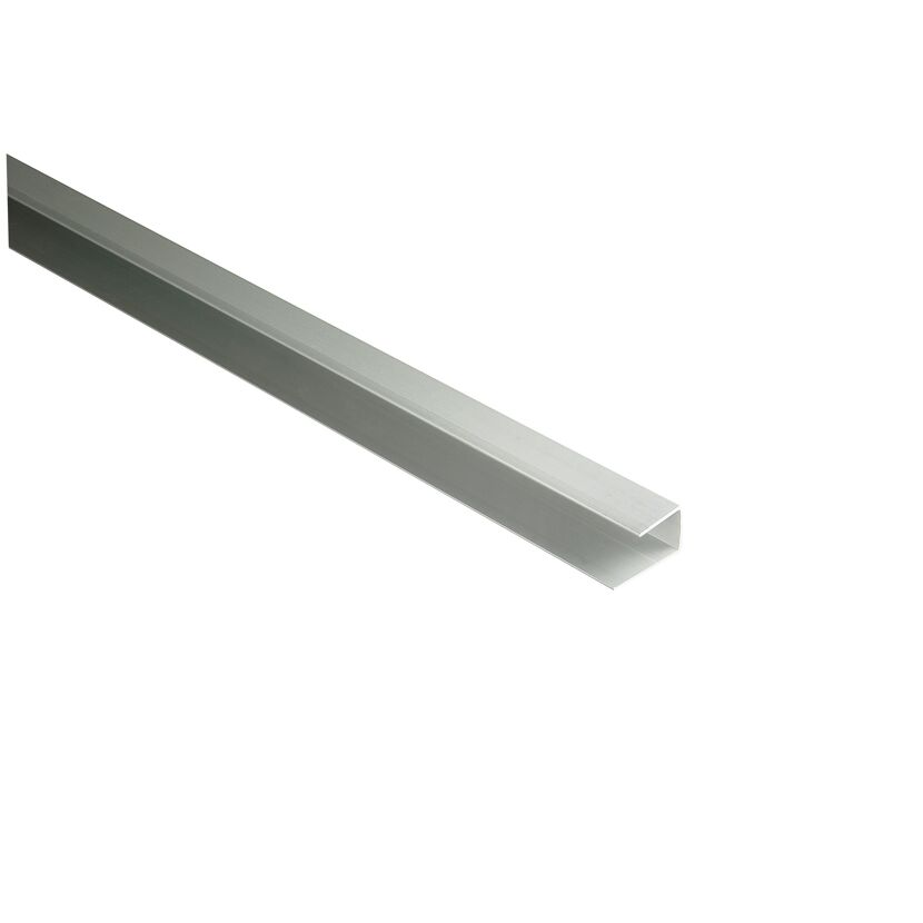 Silberne Metallschiene