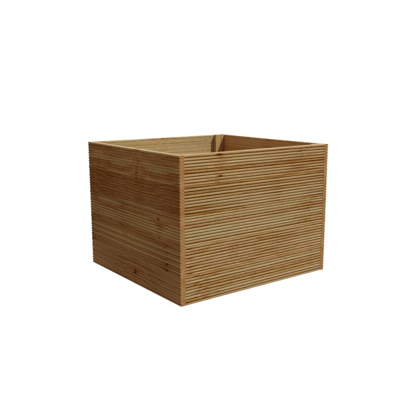 Quadratisches Hochbeet aus Holz