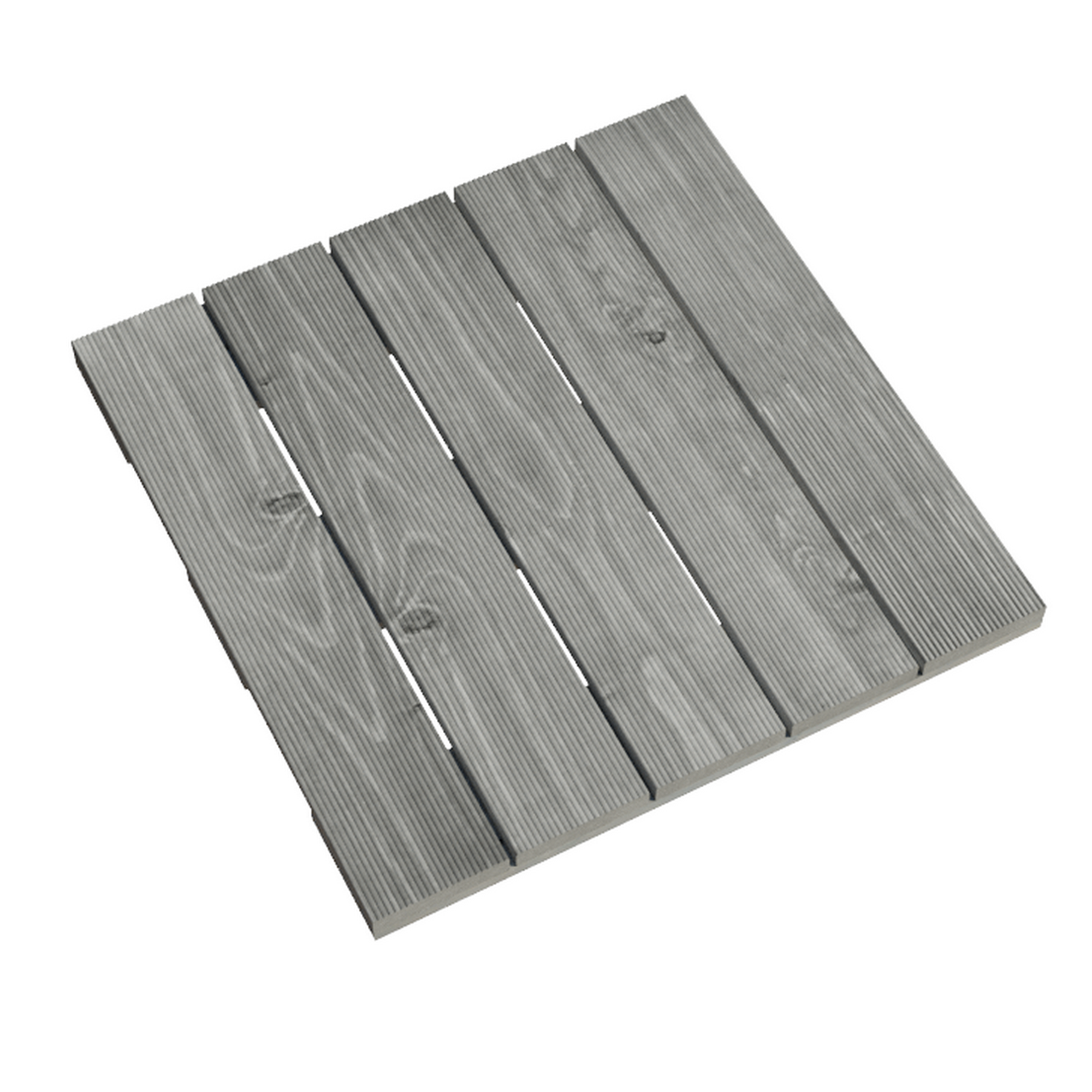 Holzfliese Nadelholz grau 500 x 500 x 31 mm + product picture