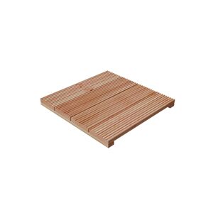 Holzfliese Douglasie braun 600 x 600 x 49 mm