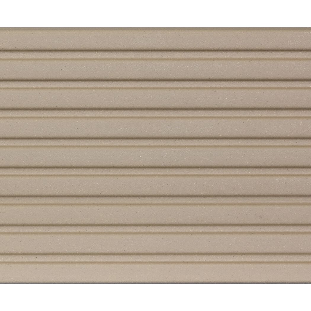 Terrassendiele 'Exklusiv' sandfarben matt 2500 x 145 x 26 mm