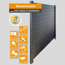 WPC-Sichtschutzzaun 'Premium' Startermodul anthrazit matt 178 x 188 cm, 2 Pfosten