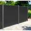 WPC-Sichtschutzzaun 'Premium' Startermodul anthrazit matt 178 x 188 cm, 2 Pfosten