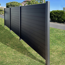 WPC-Sichtschutzzaun 'Premium' Startermodul anthrazit matt 178 x 188 cm, 2 Pfosten