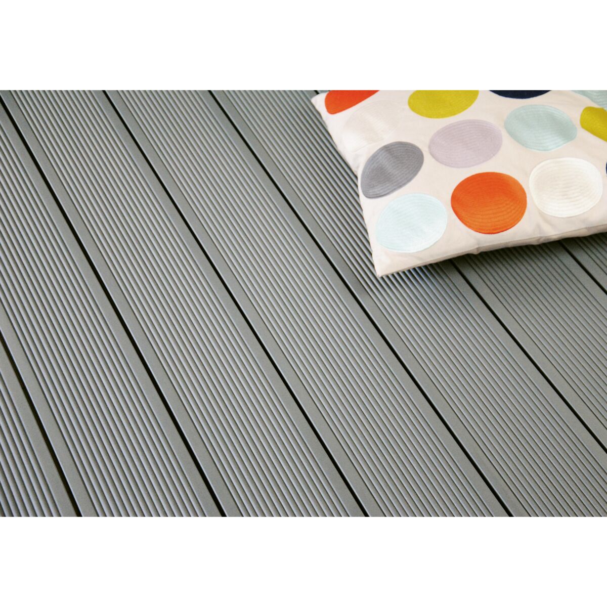 Terrassendielen 'Exklusiv' grau 2500 x 145 x 26 mm