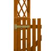 Pergola 'Ben' mit Türen Kiefernholz 192 x 206 x 65 cm