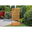 Rankkasten mit Pergola braun 102 x 200 x 64,5 cm