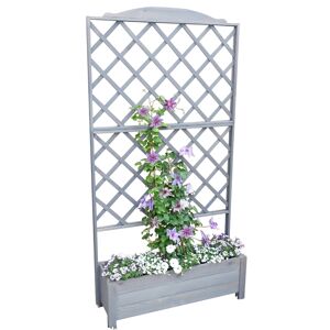 Rankkasten 'Botanica' grau 110 x 210 x 32 cm
