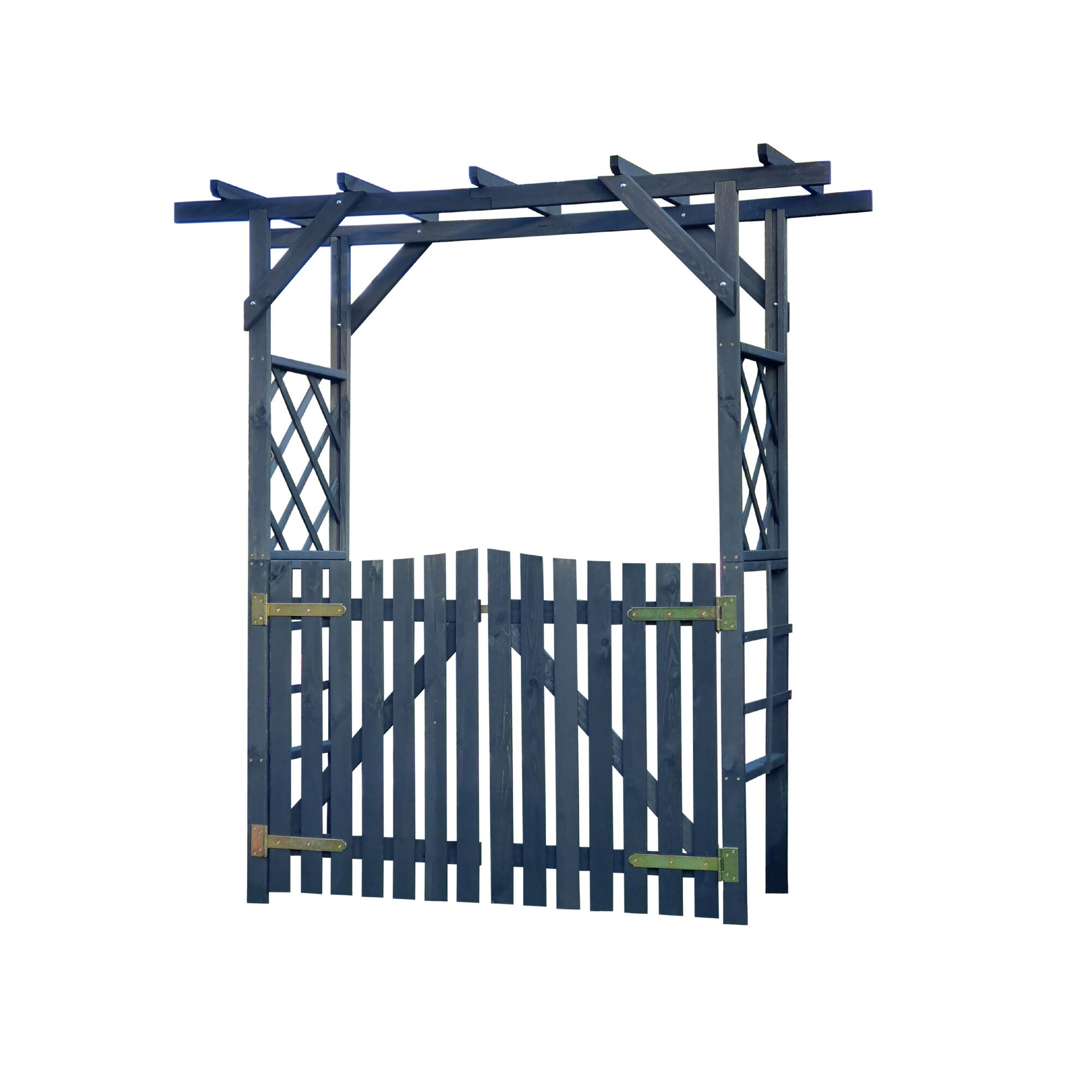 Gartenpergola mit Tor