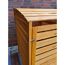 Holz Mülltonnenbox mit Schrägdach