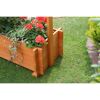 Rankkasten mit Pergola braun 140 x 140 x 46,5 cm