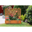Rankkasten mit Pergola braun 140 x 140 x 64,5 cm