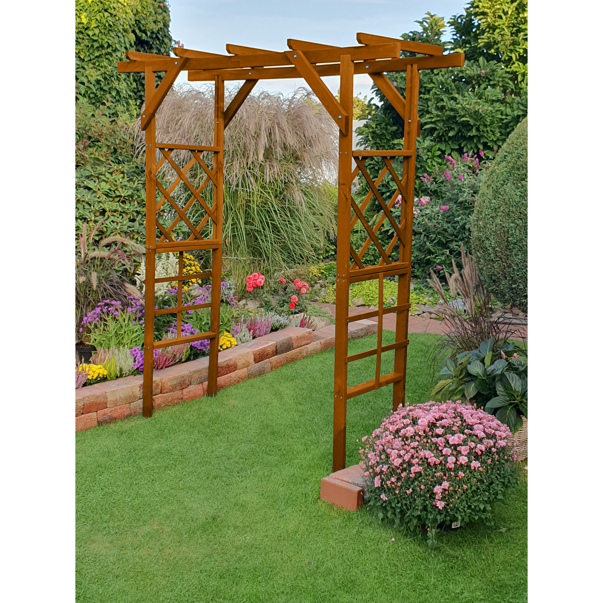 Pergola 'Ben' Kiefernholz 192 x 206 x 65 cm