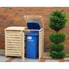 Holz Mülltonnenverkleidung