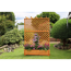 Rankkasten mit Pergola braun 140 x 200 x 64,5 cm