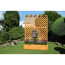 Rankkasten mit Pergola braun 140 x 200 x 64,5 cm
