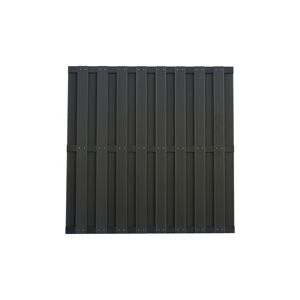 WPC-Zaun 'Miro' anthrazit 180 x 180 cm