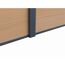 WPC-Zaun 'Tim' sandfarben 180 x 180 cm, ohne Pfosten