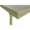 Einzelcarport 'Friesland Hybrid Set 11' Fichtenholz 314 x 555 cm