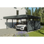 Doppelcarport 'Friesland Hybrid Set 13' Fichtenholz anthrazit 557 x 555 cm