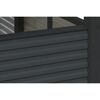 Doppelcarport 'Friesland Hybrid Set 13' Fichtenholz anthrazit 557 x 555 cm