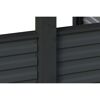 Doppelcarport 'Friesland Hybrid Set 13' Fichtenholz anthrazit 557 x 555 cm