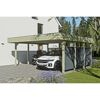 Doppelcarport 'Friesland Hybrid Set 13' Fichtenholz 557 x 555 cm