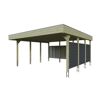 Doppelcarport 'Friesland Hybrid Set 13' Fichtenholz 557 x 555 cm