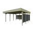 Doppelcarport 'Friesland Hybrid Set 13' Fichtenholz 557 x 555 cm