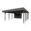 Doppelcarport 'Friesland Hybrid Set 14' Fichtenholz schiefergrau 557 x 708 cm