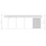 Doppelcarport 'Friesland Hybrid Set 14' Fichtenholz schiefergrau 557 x 708 cm