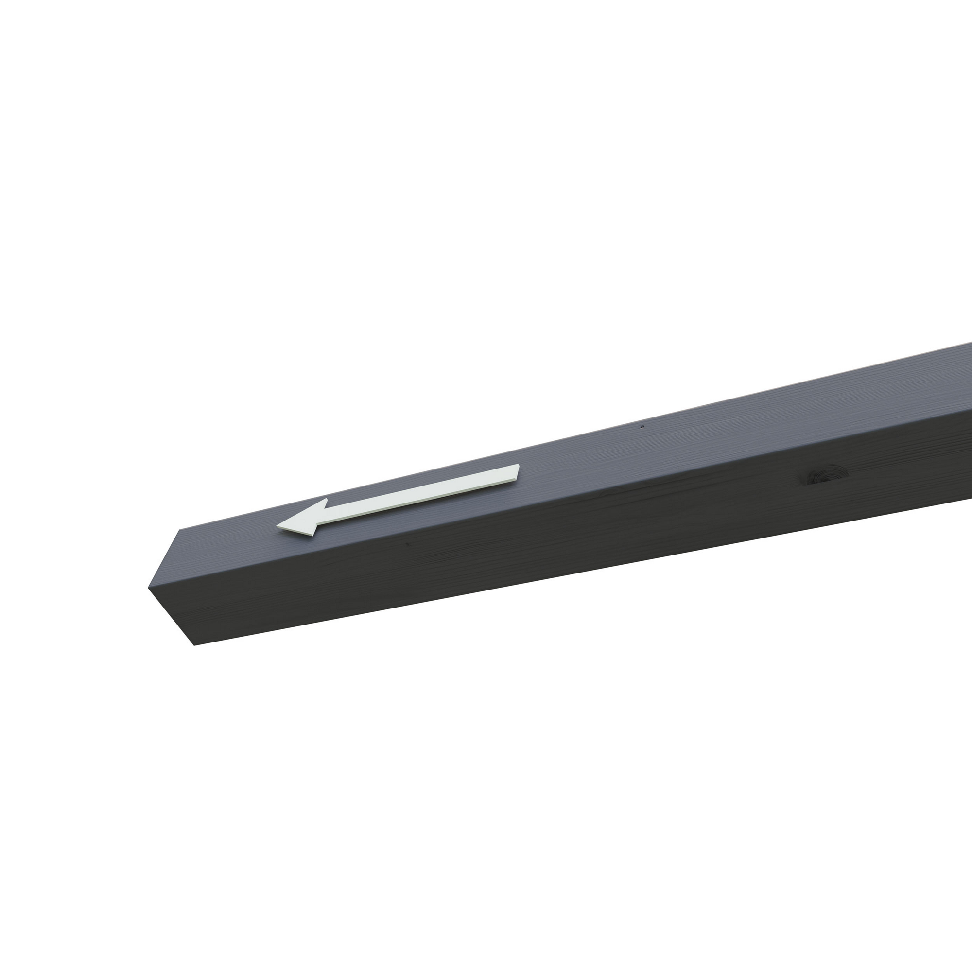 Pfostenverlängerung für Carports anthrazit 9 x 9 cm
