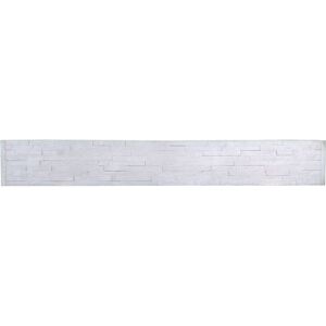 Zaunplatte 'Klassik Rimini' betongrau 184 x 4,8 x 26 cm