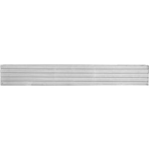 Zaunplatte 'Klassik Linear' betongrau 184 x 3,5 x 26 cm