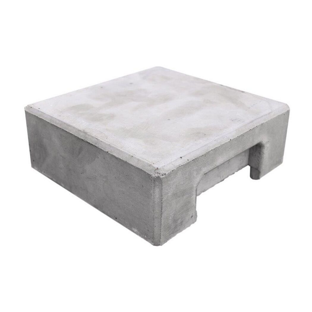 Betonzwischenpfostenkappe 'Klassik' betongrau 14 x 5 x 14 cm