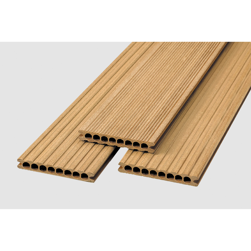 WPC-Terrassendiele 'Artwood' hellbraun 3000 x 145 x 21 mm