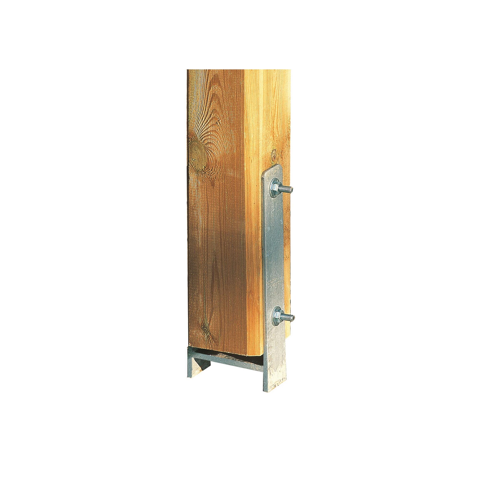 Holzpfosten mit H-Anker-Set