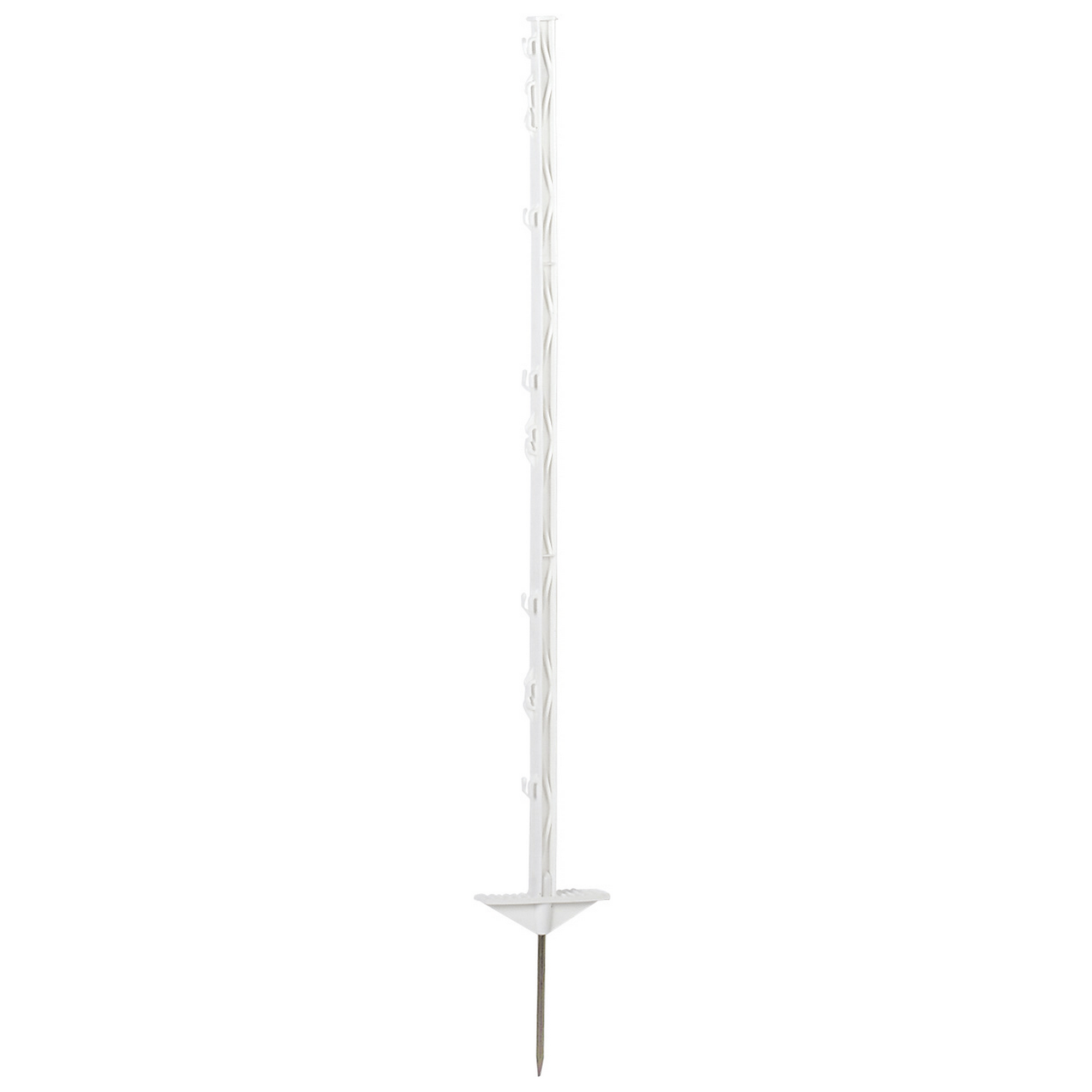 Pfahl mit Stahlspitze weiß 104 cm, 5er-Set + product picture
