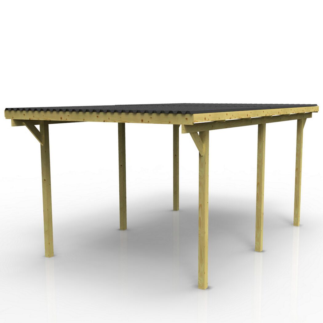 Einzelcarport 300x495 cm