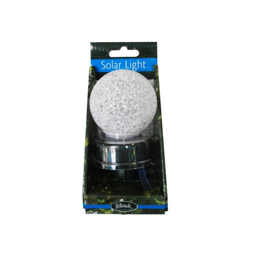 Solarleuchte in Kugelform