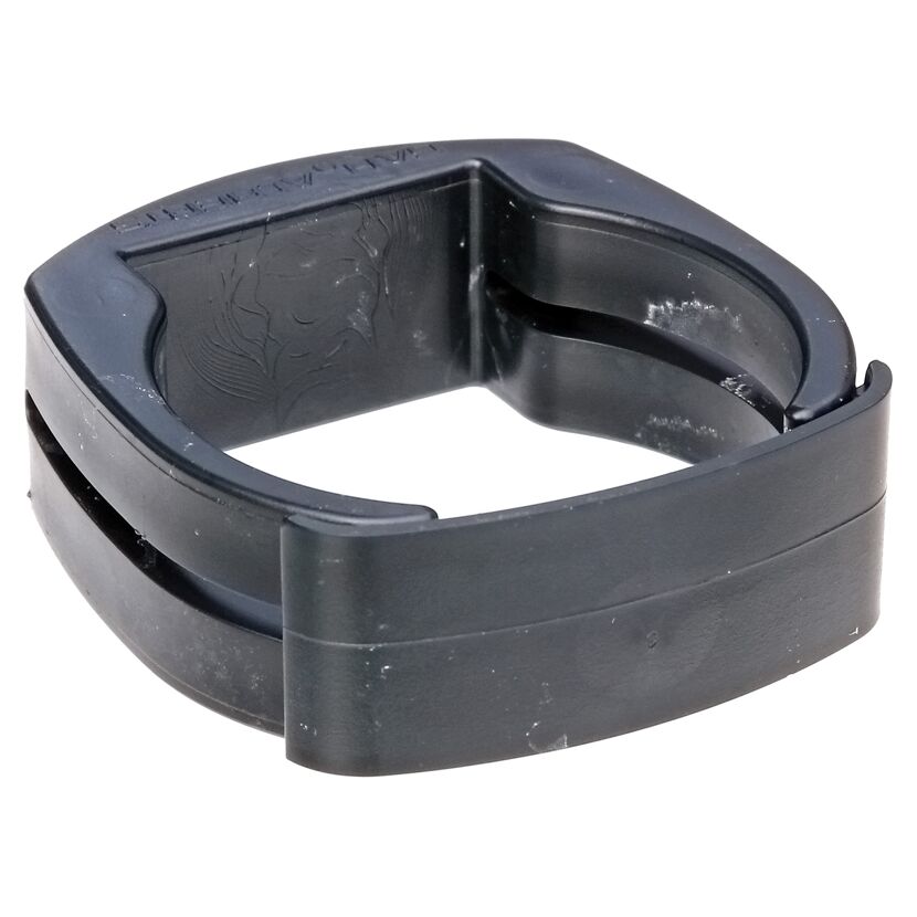 Schwarze Fix Clip Schelle für Zaunpfosten