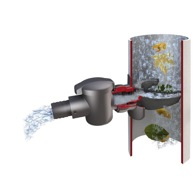 Funktionsweise Fallrohrfilter Speedy