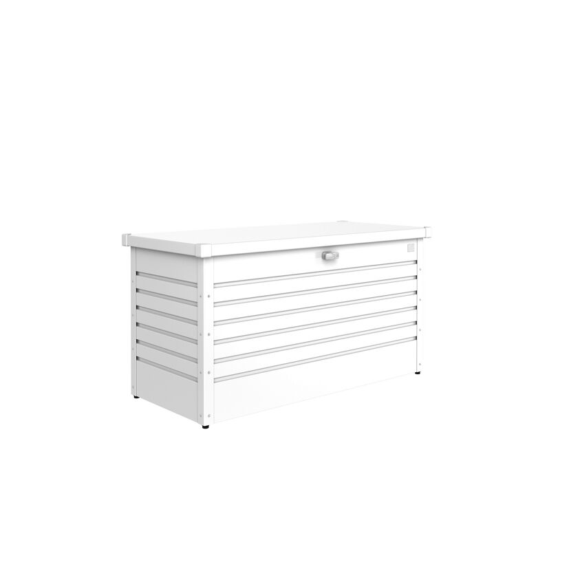 Gartenbox 'FreizeitBox 130' Stahl weiß 134 x 71 x 62 cm