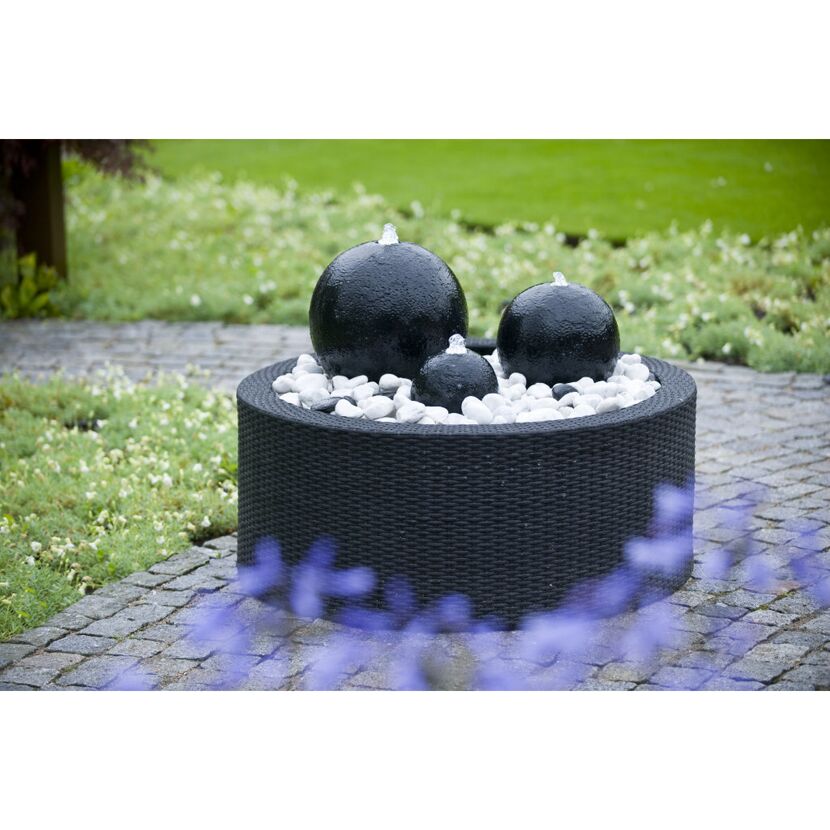 Beckenumrandung 'Decowall Wicker VII'